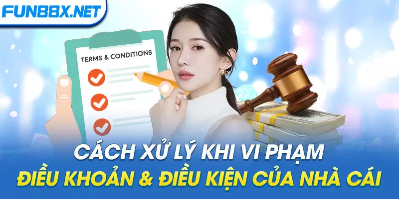 Cách xử lý khi vi phạm điều khoản & điều kiện của nhà cái